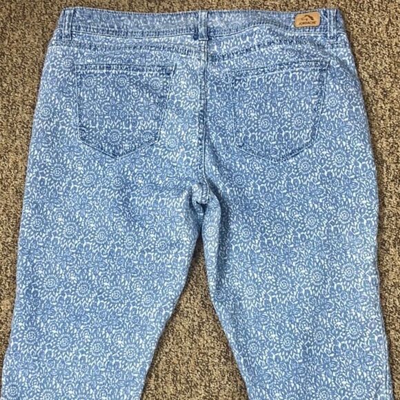 SALE OF JORDACHE SKINNY CROP WOMEN FLORAL JAMES SIZE 14 - Picture 13 of 13